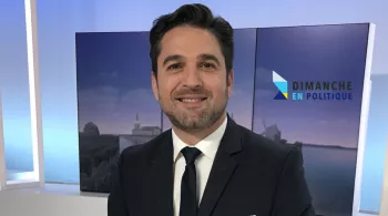 Arnaud Robinet sur le plateau du 19/20 de France 3 Champagne-Ardenne pendant les municipales en 2020
