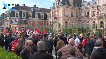 Manifestants à Reims le 1er mai 2023