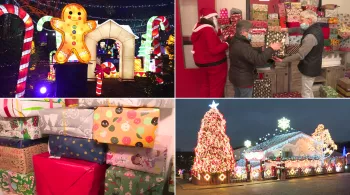 Images de Noël : illuminations et cadeaux