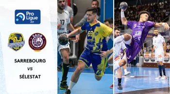 Joueurs de handball de Sarrebourg et Sélestat © Laurent Krajewski et Frédéric Bocquenet
