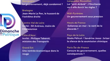 DEP régions 12 janvier 2025