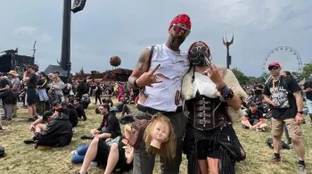 Jérémy et Lucie au Hellfest
