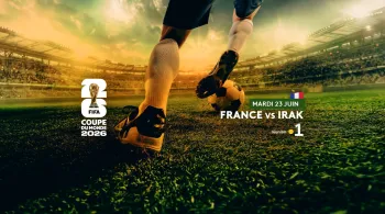 Sur Réunion la 1ère, préparez-vous à vibrer devant le grand choc des Bleus ! Une rencontre au sommet et particulièrement attendue par tous les passionnés de football. 🌟👀 FRANCE 🆚 IRAK mardi 23 juin 2026 à 🏟️ En direct du stade de Philadelphie