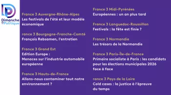 DEP régions 22 juin 2025