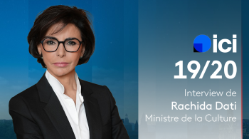 Rachida Dati Invitée d'ICI 19/20