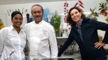 Ça Roule en Cuisine - Franco Bowanee et Karina Laval, crédit FTV