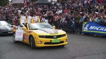 Parade des pilotes au Mans en 2024