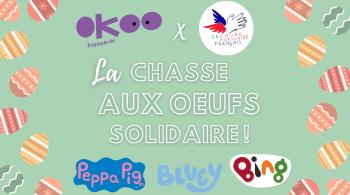 Chasse aux oeufs Secours Populaire x Okoo