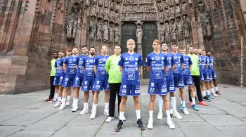 L'équipe de Strasbourg Eurométropole Handball