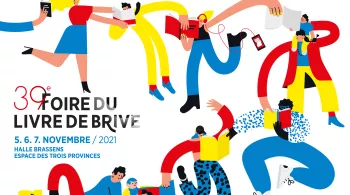 affiche foire du livre de Brive 