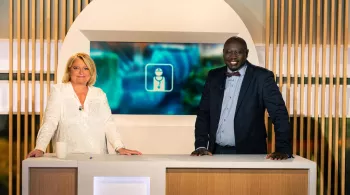 Marina Carrère d'Encausse et Jean-Marc Sène
