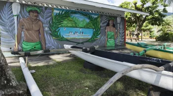 La plage de Tautira