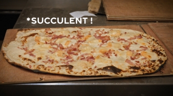 Succulent ! Tarte Flambée - crédit FTV