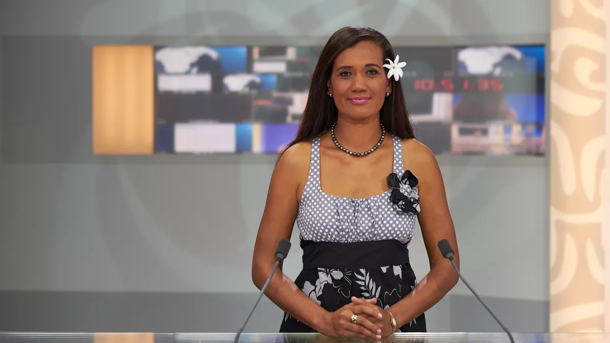 Teupoo Fatupua-Avae présentatrice du Ve'a