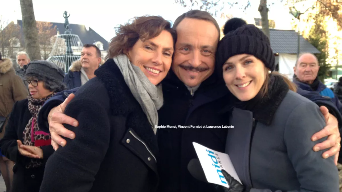 Sophie Menut, Vincent Ferniot et Laurence Laborie