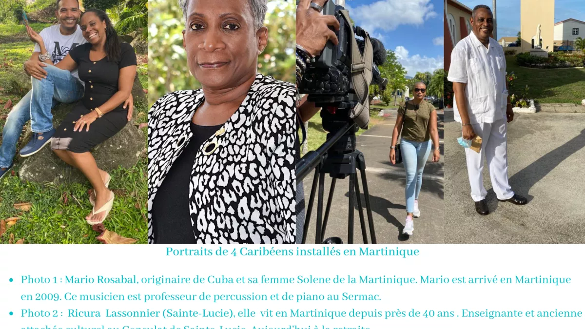 Caraïbes, le mensuel : Portraits de 4 caribéens Caraïbes, le mensuel : Portraits de 4 caribéens