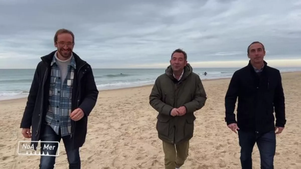 NoA sur mer : les trois présentateurs