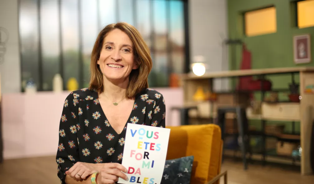 Vanessa sur le plateau de VEF @Matthieu Janneau