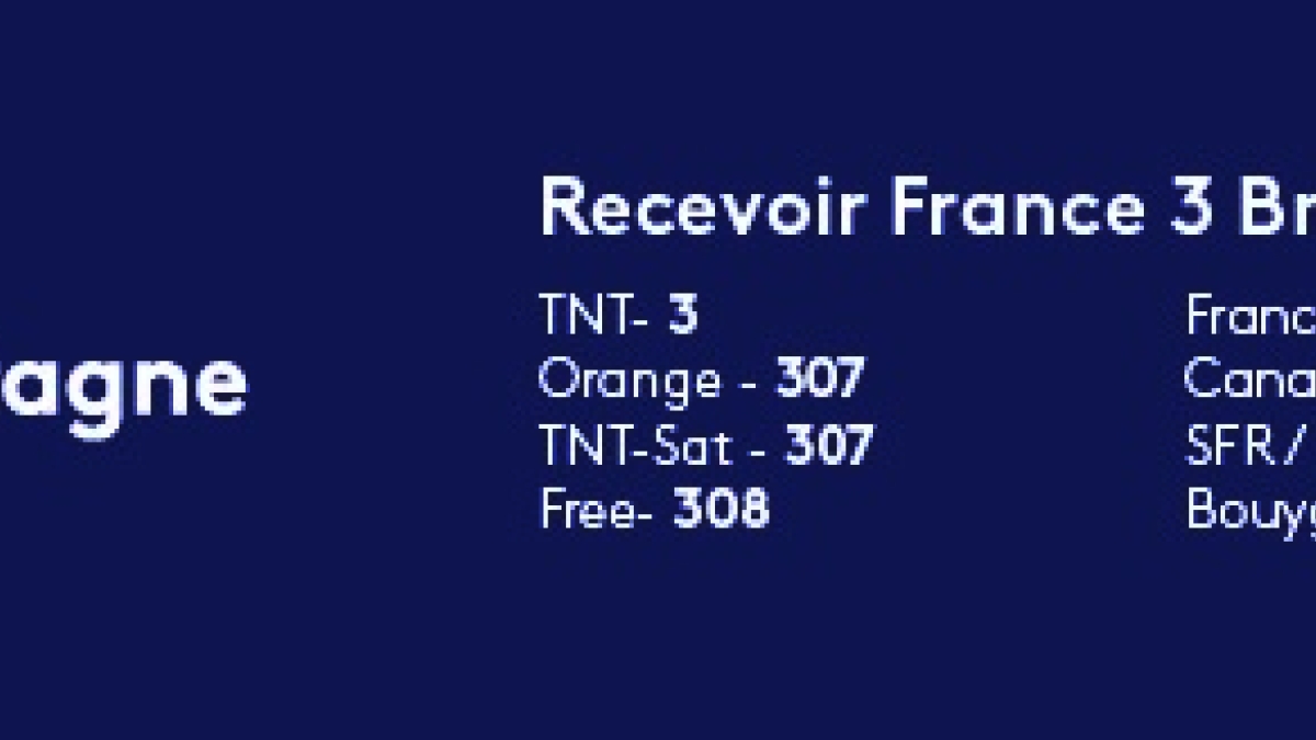 Les canaux de diffusion France 3 Bretagne