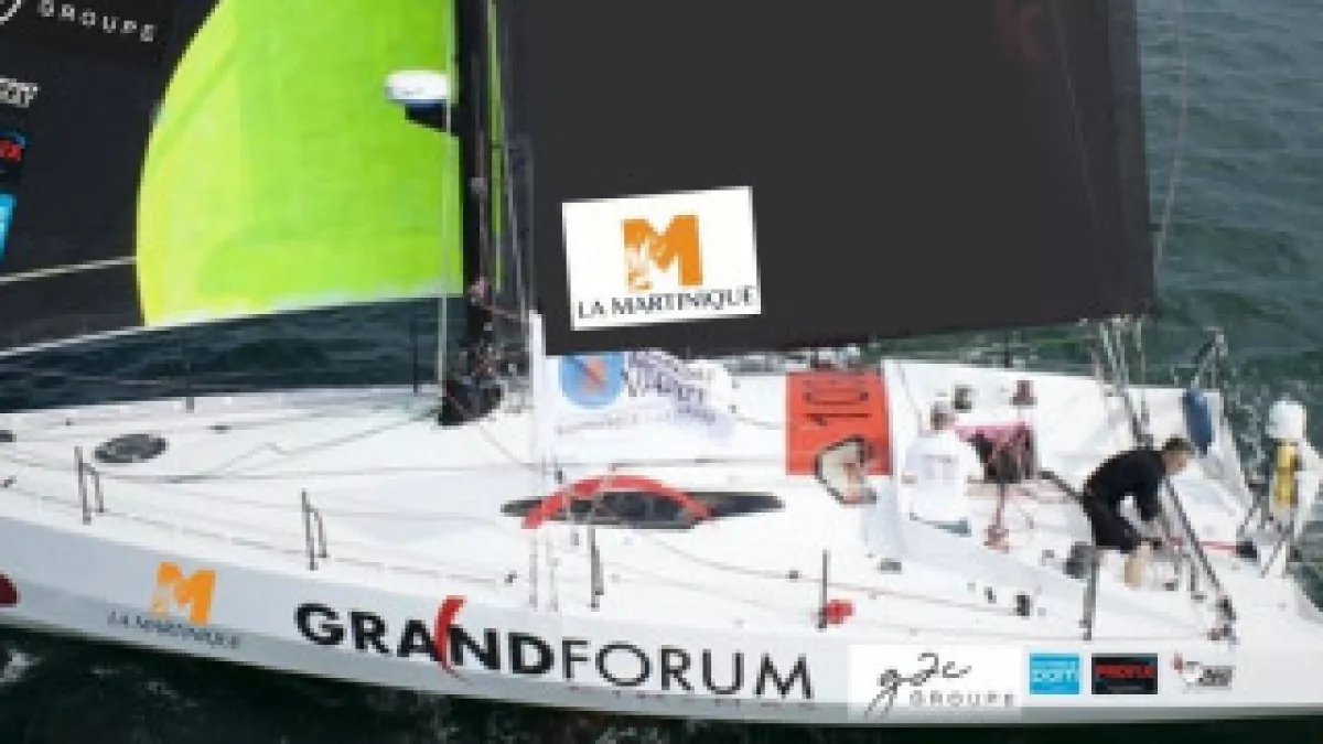 Transat Jacques Vabre 2021 : Groupe G2C-La Martinique : Eric Baray et Jean-Edouard Criquioche Transat Jacques Vabre 2021 : Groupe G2C-La Martinique : Eric Baray et Jean-Edouard Criquioche