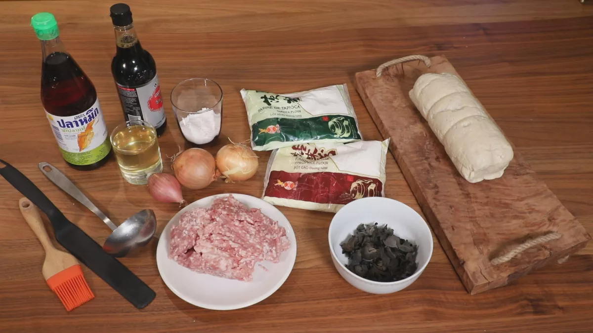 Les ingrédients de la recette