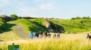 Les élèves du collège sont sur le site de Verdun