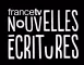 logo nouvelles écritures fond noir logo nouvelles écritures fond noir