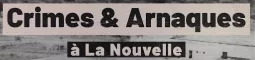 Crimes & arnaques à la nouvelle