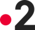 Logo france 2 noir point couleur (2020)