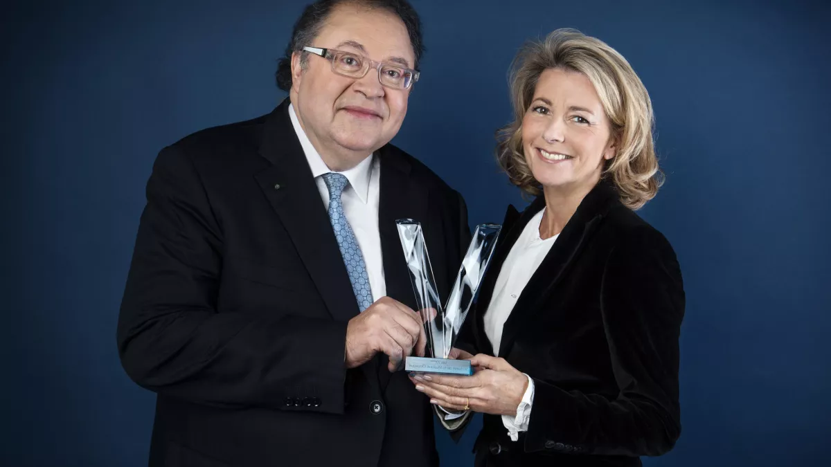 Frédéric Lodéon et Claire Chazal