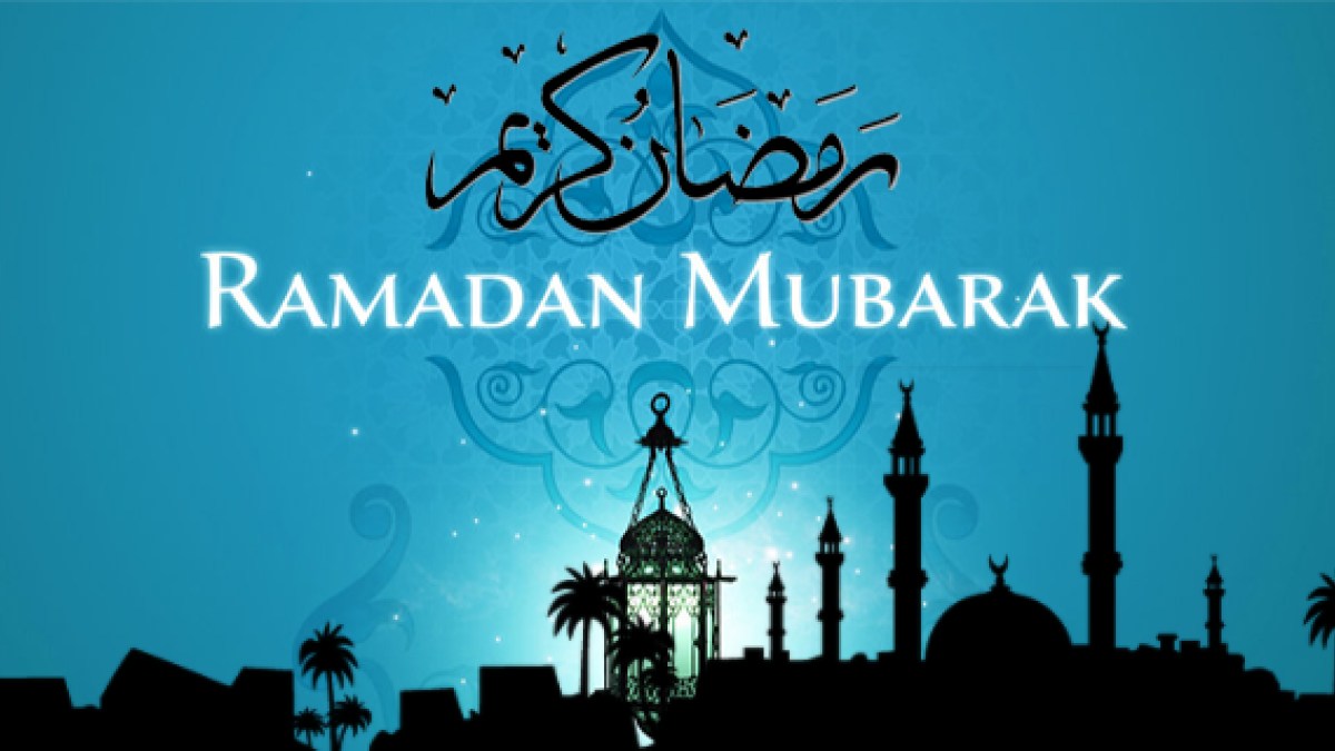 Calendrier Ramadan - Bleu - Ramadan Mubarak