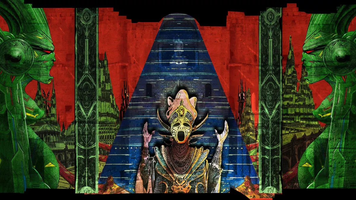 Dessin de Philippe Druillet projeté aux Chorégies d'Orange pendant Le Requiem de Verdi