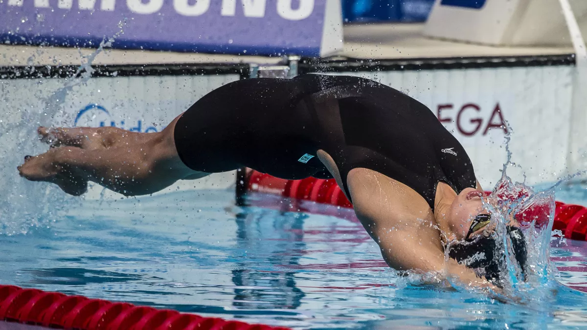 Plongeon natation
