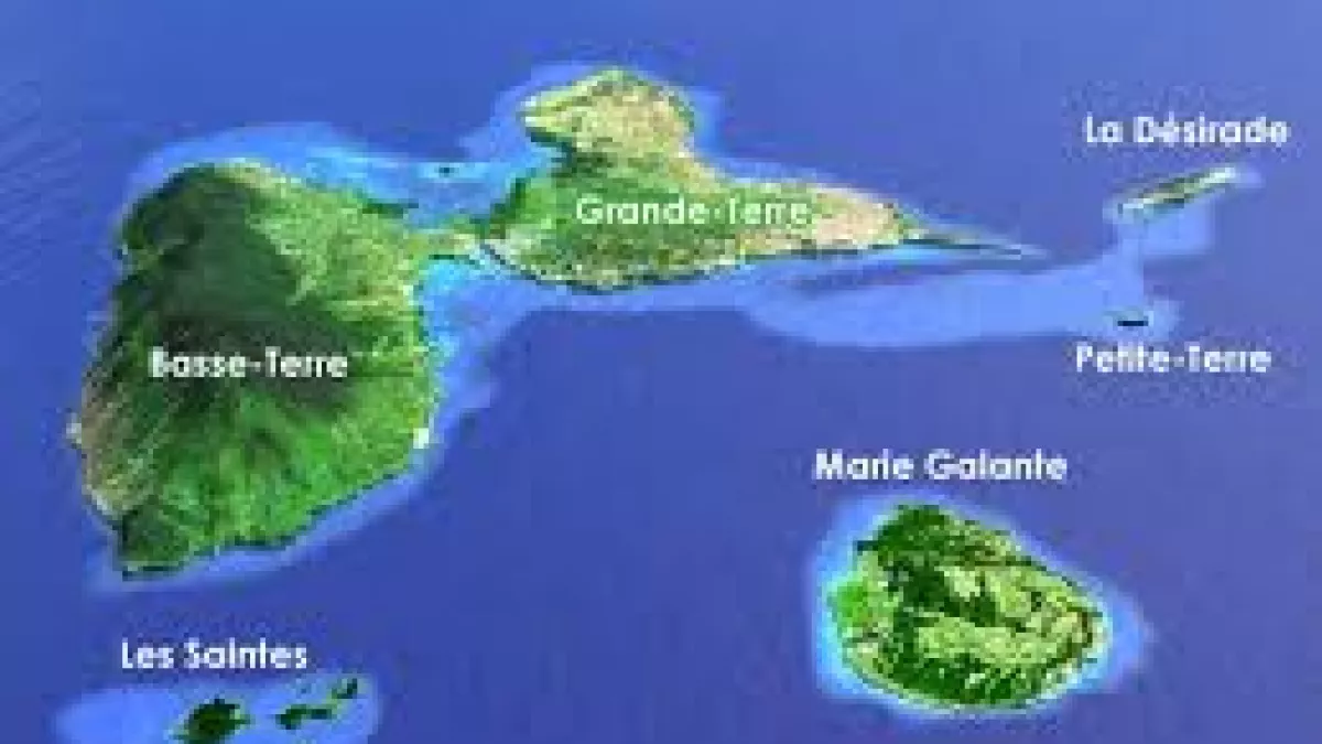 carte de la guadeloupe @guadeloupe-guide.net