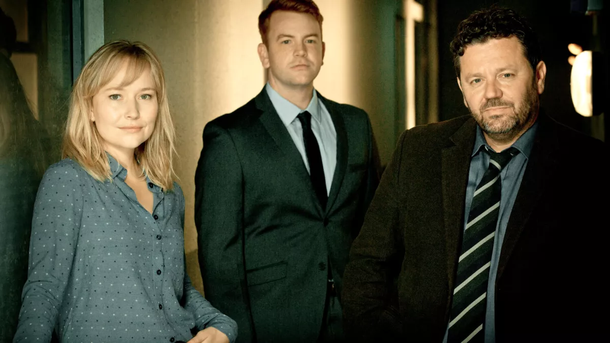 Fern Sutherland (Kristin), Nic Sampson (Breen) et Neill Rea (Sheperd) (c) South Pacific Pictures all 3 media International