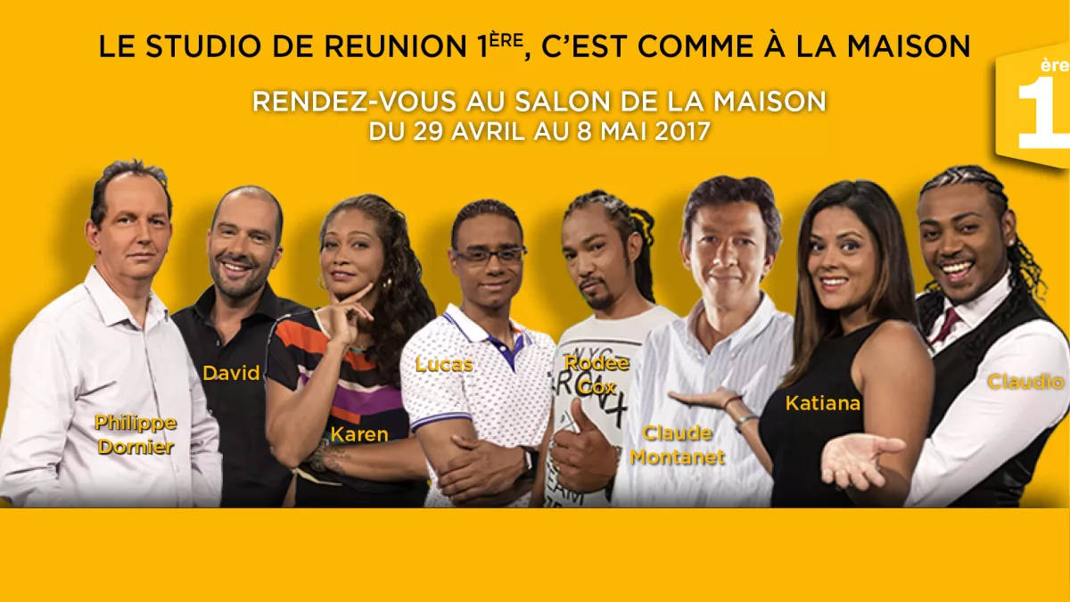 Le Salon de la Maison se tiendra du 29 avril au 8 mai au Parc des Expos à Saint Denis.  Réunion 1ère sera sur place et vous attend !  Le Studio de Réunion 1ère, c’est comme à la Maison