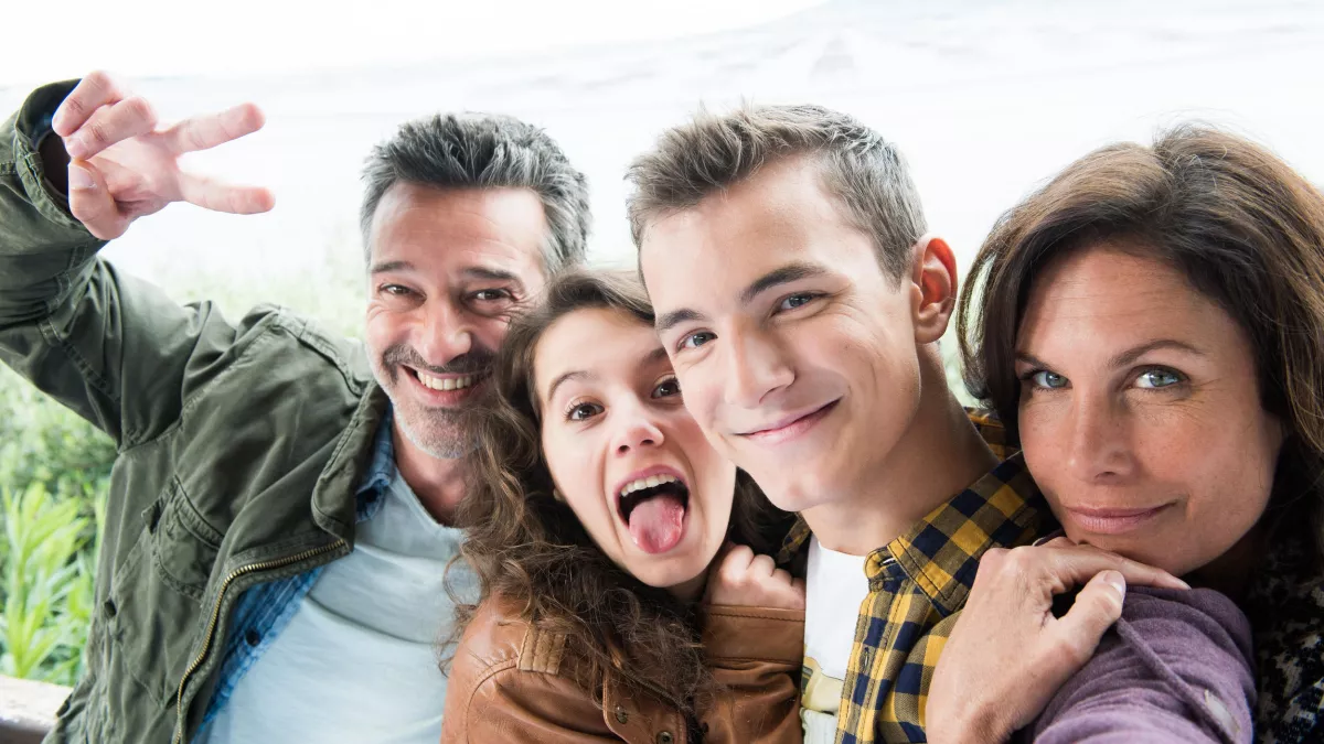 portrait de la famille Soler / Marchal pour la série Tandem