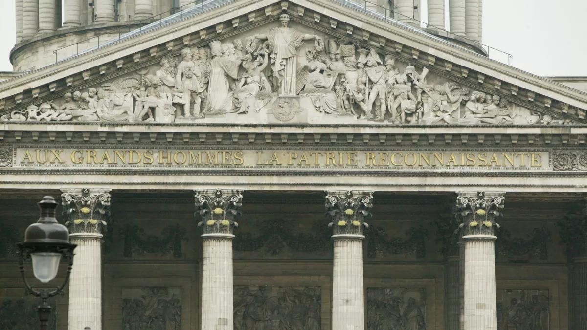 Façade du  Panthéon