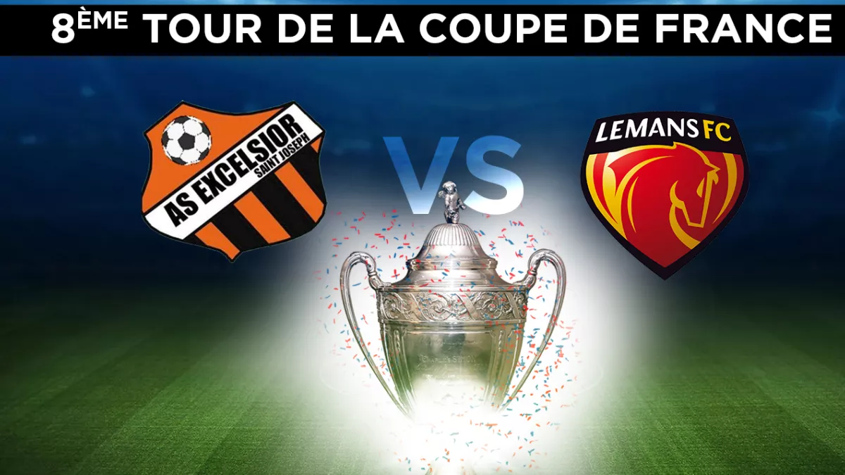 Football: 8ème tour de la Coupe de France -AS EXCELSIOR - LE MANS FC