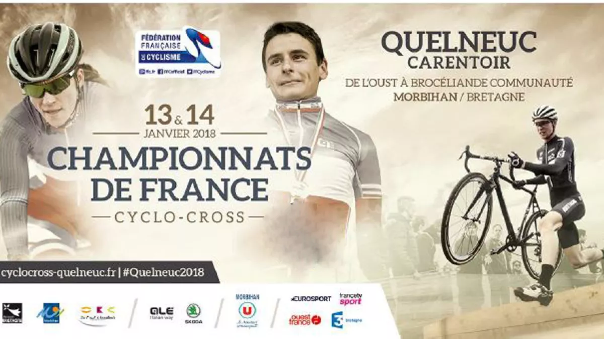 affiche Championnats de france de cyclo cross 2018