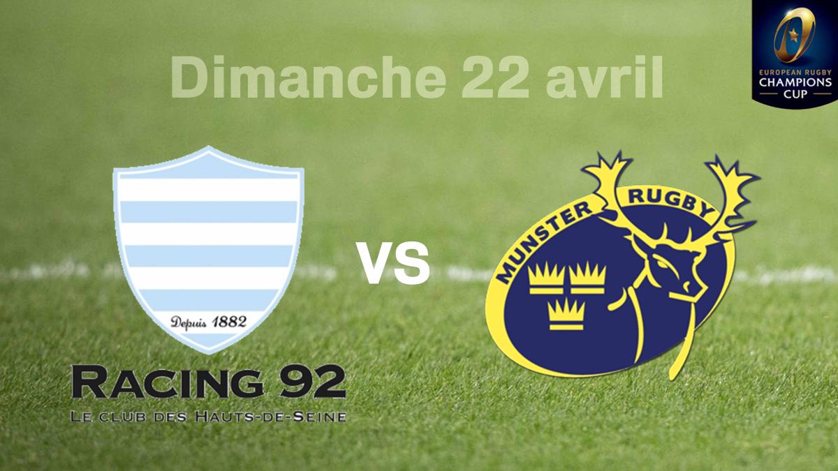 CHAMPIONS CUP - RACING 92 VS MUNSTER