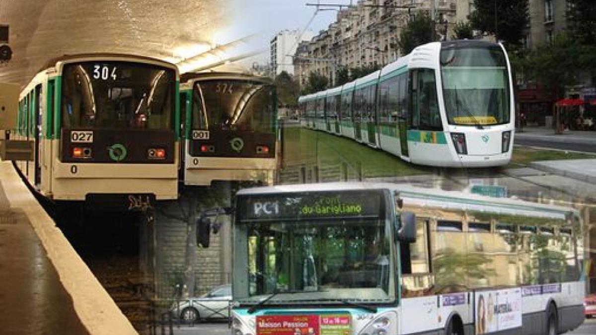 Metro, bus et  tram