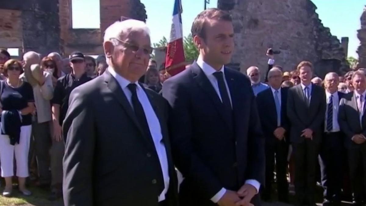 Emmanuel Macron à Oradour