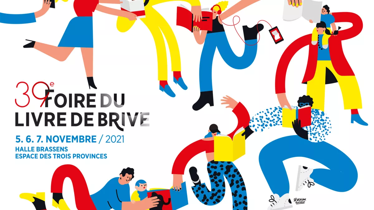 affiche foire du livre de Brive 