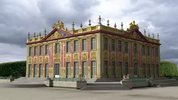 3D perspective Musee Promenade de Marly le Roi  Louveciennes Hubert Naudeix pour Aristeas