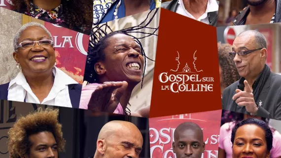 Affiche de Gospel sur la Colline @bluemelodyschoolradio.com