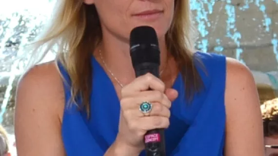 Aude Sillans, présentatrice eurockéennes de belfort