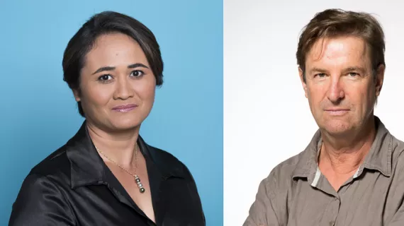 Eva Raapoto et Thierry Stampfler 