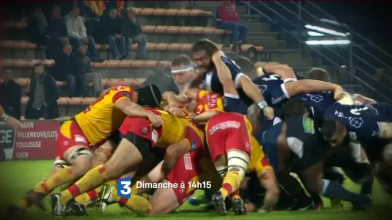 rugby pro d2  équipes Perpignan -Agen