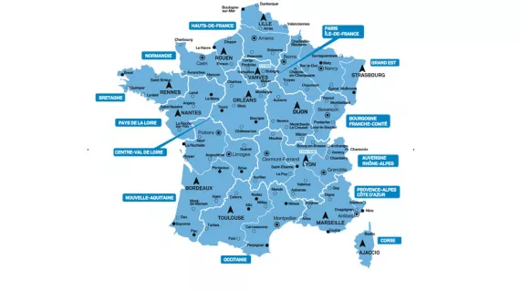 Carte de France 